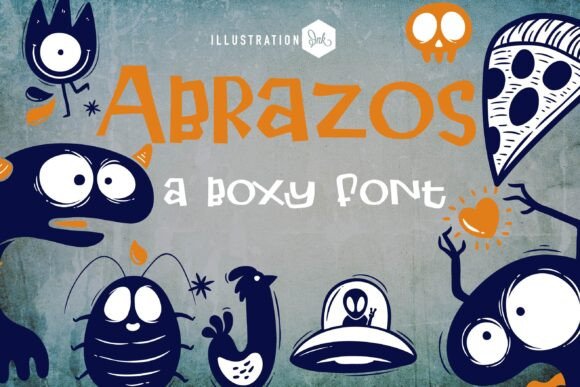 Abrazos: A Whimsical Hand-Crafted Typeface for Creative Makers