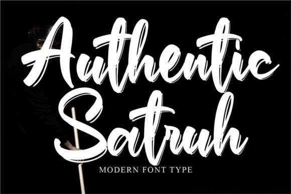 Authentic Satruh: A Handwritten Font for Modern Web Design