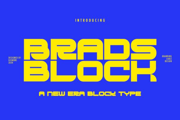 Brads Block Typeface: Elevate Your Digital Campaigns
