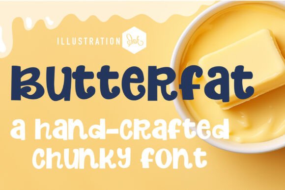 Butterfat: A Whimsical Display Typeface for Editorial Design