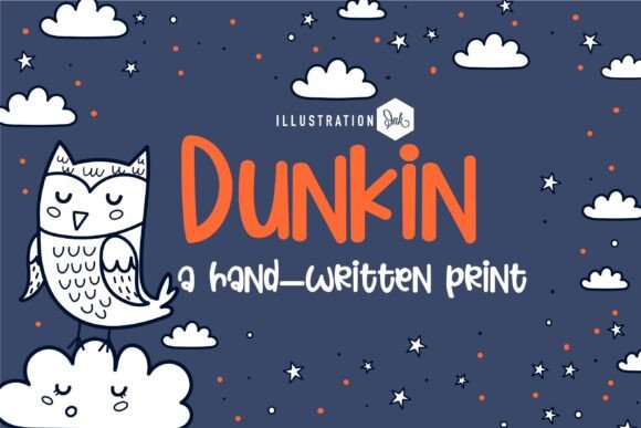 Dunkin Typeface Review: A Whimsical Handcrafted Font for Editorial Design