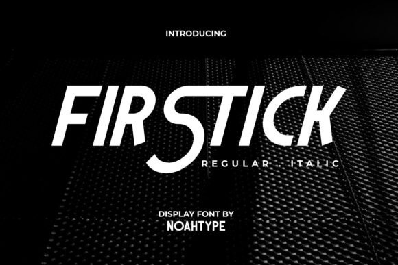 Firstick Typeface: A Modern Edge for Handmade Branding