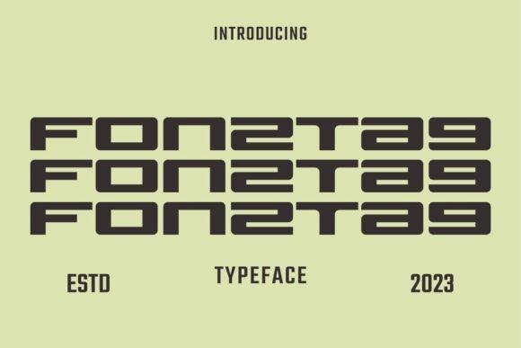 Fonztag Typeface: Elevate Your Handmade Brand Identity