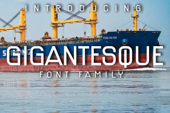 Gigantesque: The Bold Sans Serif Typeface for High-Impact Campaigns