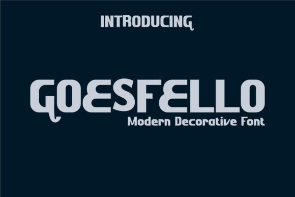 Goesfello: The Modern Sans Serif Typeface for Clear Campaign Messaging