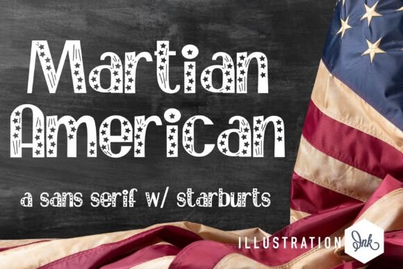 Martian American: A Hand-Drawn Display Font for Editorial Impact