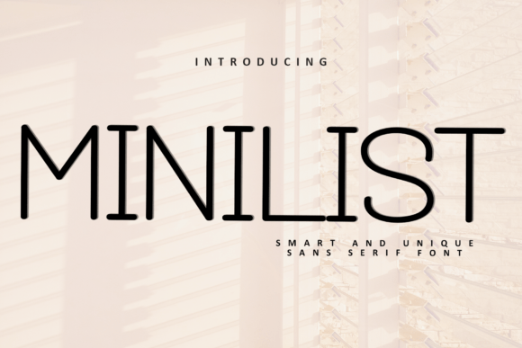 Minilist: A Soft, Unique Sans Serif Typeface for Modern Web Design