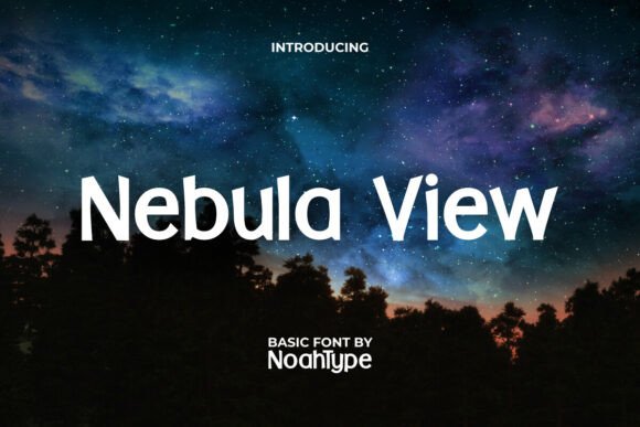 Nebula View: A Designer’s Take on a Unique Display Typeface