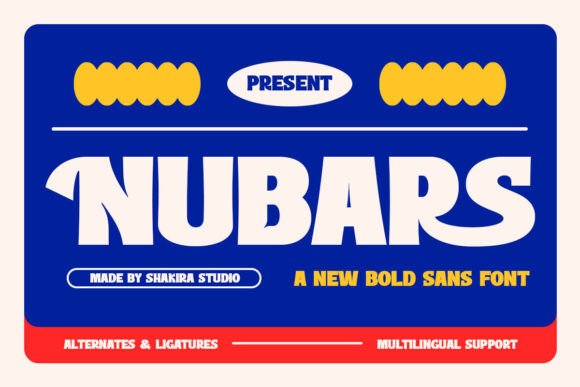 Nubars: The Modern Sans Serif Font for Bold Small Business Branding