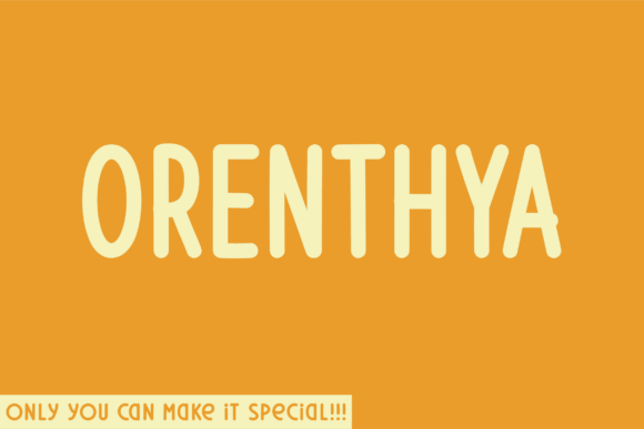 Orenthya Font: A Simple Way to Elevate Your Brand Design
