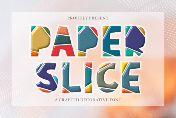 Paper Slice Typeface Review: Layered Typography for Crafters