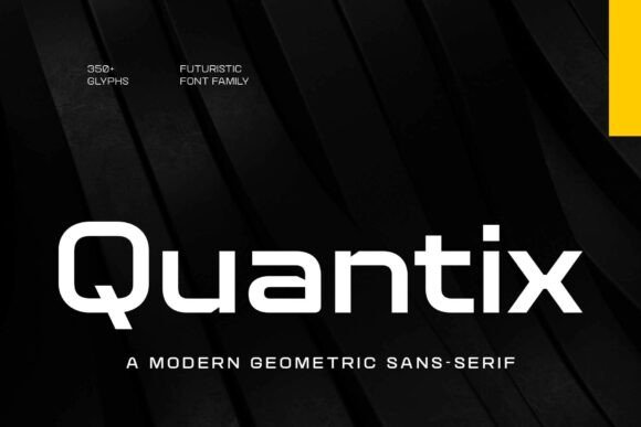 Quantix Typeface: Elevating Editorial Design with Futuristic Clarity