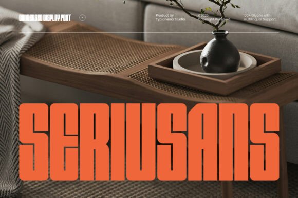 Seriusans: The Condensed Sans Typeface for Bold Brand Identity