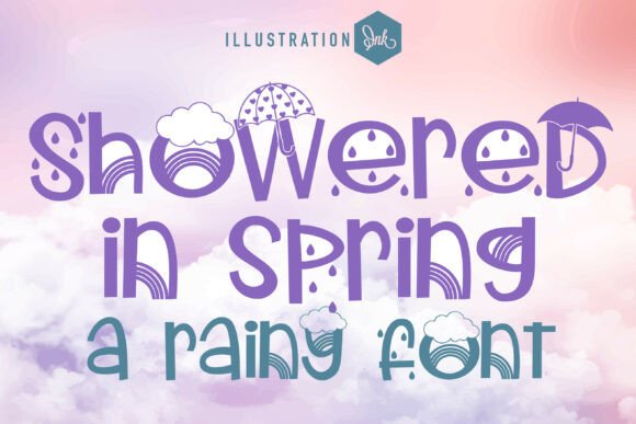 Showered in Spring: The Whimsical Typeface for Brand Upgrades