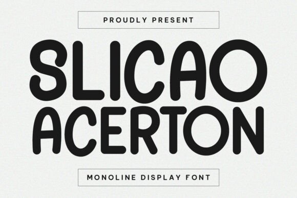 Slicao Acerton: A Modern Handwritten Font for Creative Projects
