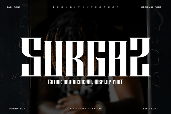 Surgaz: The Bold Sans Serif Typeface for Modern Craft Projects