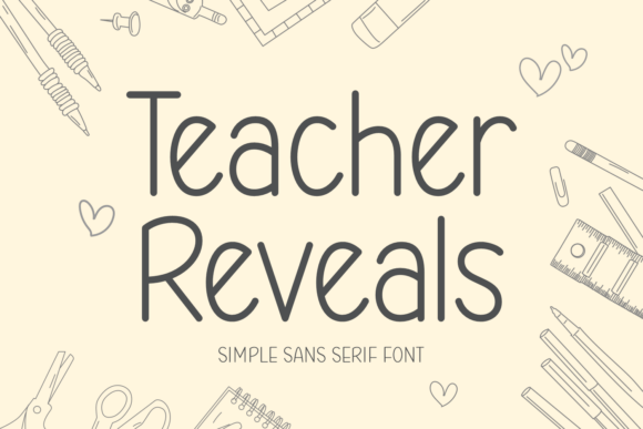Teacher Reveals: A Clean Sans Serif Font for Modern Crafters