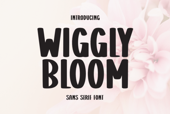 Wiggly Bloom: The Quirky Display Font for Scroll-Stopping Social Media Graphics