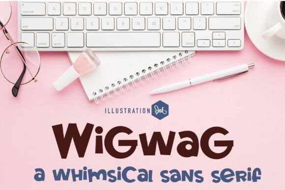 Wigwag: A Whimsical Display Font for Editorial Branding