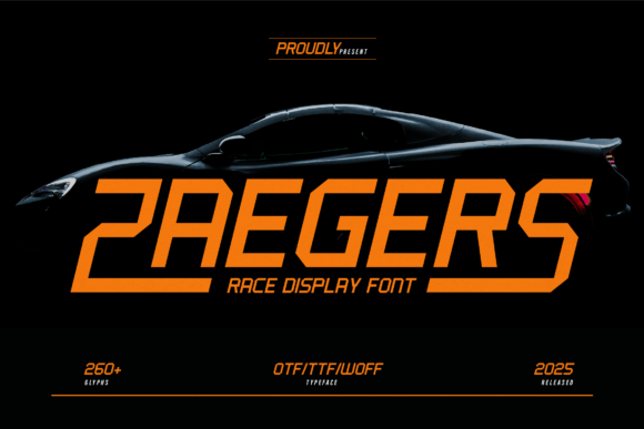 Zaegers Typeface: A Bold Display Font for High-Impact Campaigns